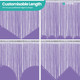 String Curtain Panel - Light Purple